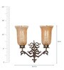 Golden Antique Finished Lustrous Wall Sconce