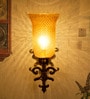 Golden Antique Finished Lustrous Wall Sconce