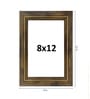 Golden Synthetic Wood 8X12 Inch Table Photo Frame
