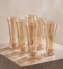Golden Tall Cocktail Glass Set of 6