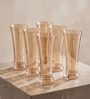 Golden Tall Cocktail Glass Set of 6