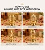 Golden Traditional Akhand Diya 250ml