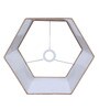 Golden Tulip Table Lamp With Frustum Shaped Beige Shade