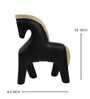 Whisper Horse Resin Artifact (Black & Gold)
