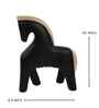 Whisper Horse Resin Artifact (Black & Gold)