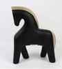 Whisper Horse Resin Artifact (Black & Gold)