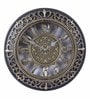 Golden Plastic Antique Metallic Look Analog Wall Clock