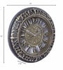 Golden Plastic Antique Metallic Look Analog Wall Clock