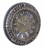 Golden Plastic Antique Metallic Look Analog Wall Clock