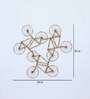 Golden Wrought Iron Painted Cycle Cluster Wall Decor