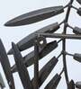 Golden Wrought Iron Painted Royal Golden Leaves Cluster Wall Decor