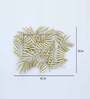 Golden Wrought Iron Painted Royal Golden Leaves Cluster Wall Decor