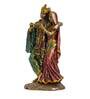 Goldenen Green Polyresin 10.6 Inches Lord Radha-Krishna Idol Statue