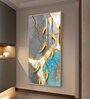 Goldfish Bowl Bliss Glass Finish Vertical Wall Art