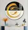 Goldfish Emblem Acrylic Round Wall Art