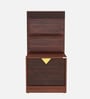 Goldust Sheesham Wood Bed Side Table in Fine Walnut Finish