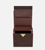 Goldust Sheesham Wood Bed Side Table in Fine Walnut Finish