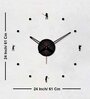 Golf 3D Infinity Black Plastic Wall Clock