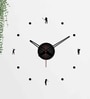 Golf 3D Infinity Black Plastic Wall Clock