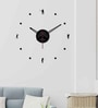 Golf 3D Infinity Black Plastic Wall Clock