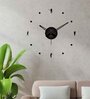 Golf 3D Infinity Black Plastic Wall Clock