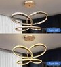 Good Times 170W |62 Cm |Height Adjustable |3 Light Mode |Modern LED Ceiling Chandelier for Living Room, Dining, Bedroom, Hall, Kitchen, Office, Luxury Decorative Lighting