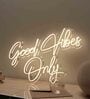 Good Vibes Only Neon LED Light (Available in Multiple Colors)