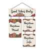 Good Vibes Only Positive Mind Vibe Life Wooden Wall Hanging