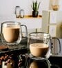 Double Wall Glass Tea/Coffee Mug Set of 2pcs