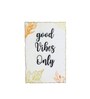 Goods Vibes Only White Marble Wall Art