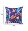 Gothic Camel Blue Abstract Silk 12x12 Inches (Set of 4) Cushion Cover