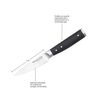 Gourmet Multicolor Steel Peeling Knife