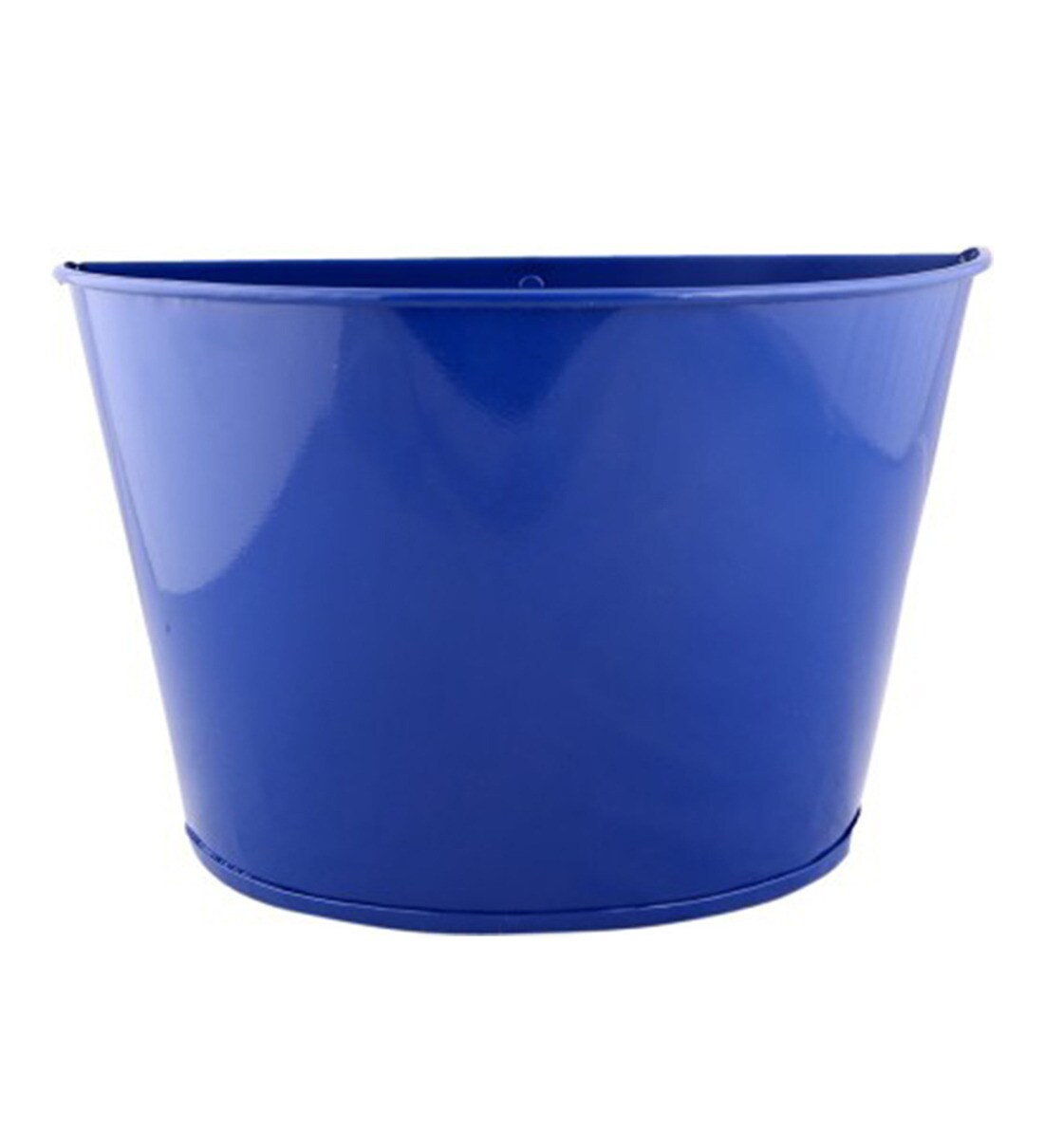 Buy Blue Metal Wall Planter by Green Gardenia Online - Wall Planters