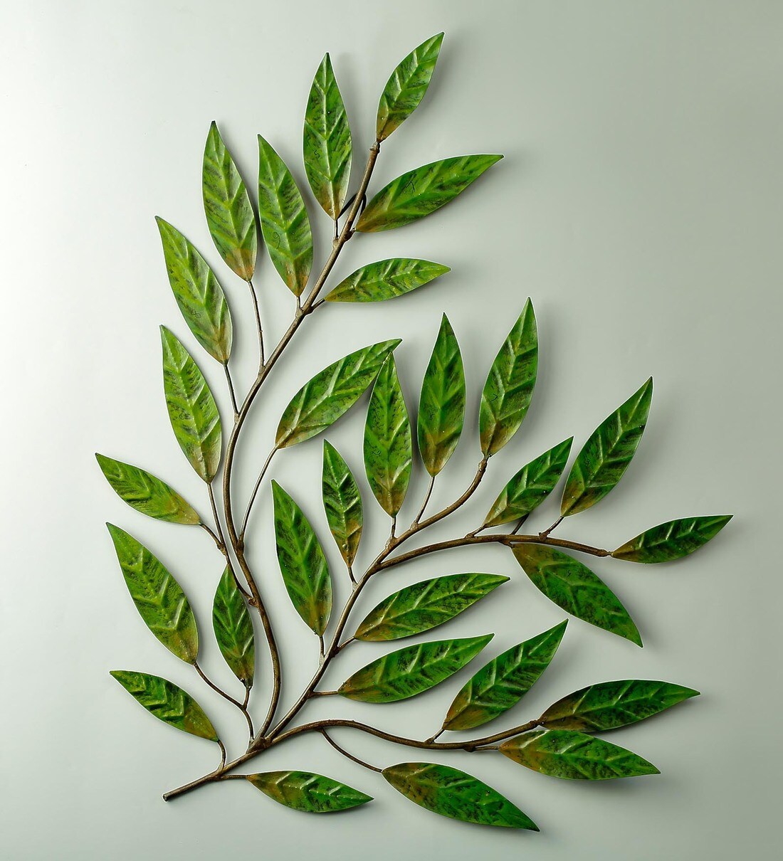 Buy Green Metal Decorative Wall Art by Vedas Online - Floral Metal Art