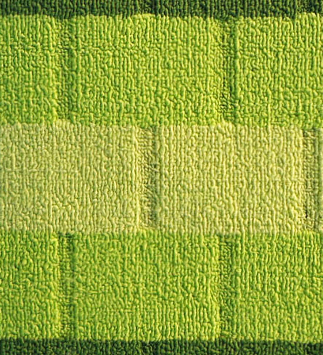 Buy Green Nylon Geometric 23X15 Inch Antiskid Door Mat by Status Online