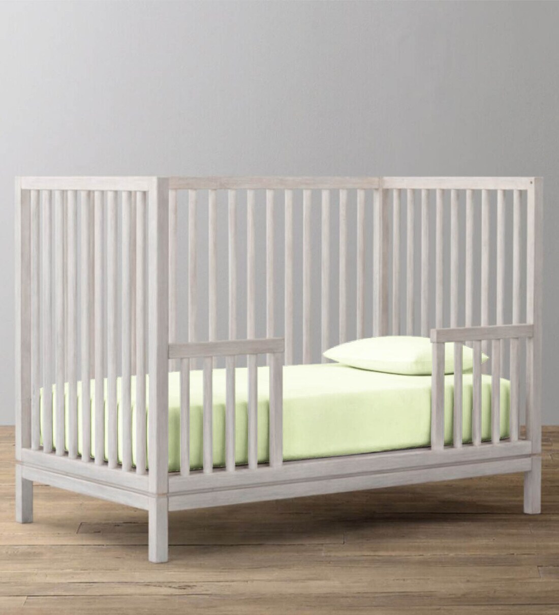 Buy Green Crib Sheets Cotton Bedsheet at 100 OFF by The Baby Atelier
