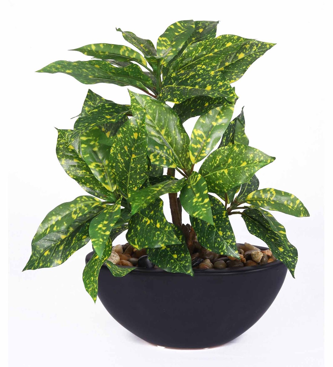 Buy Green Polyester Artificial Plant With pot by Pollination Online