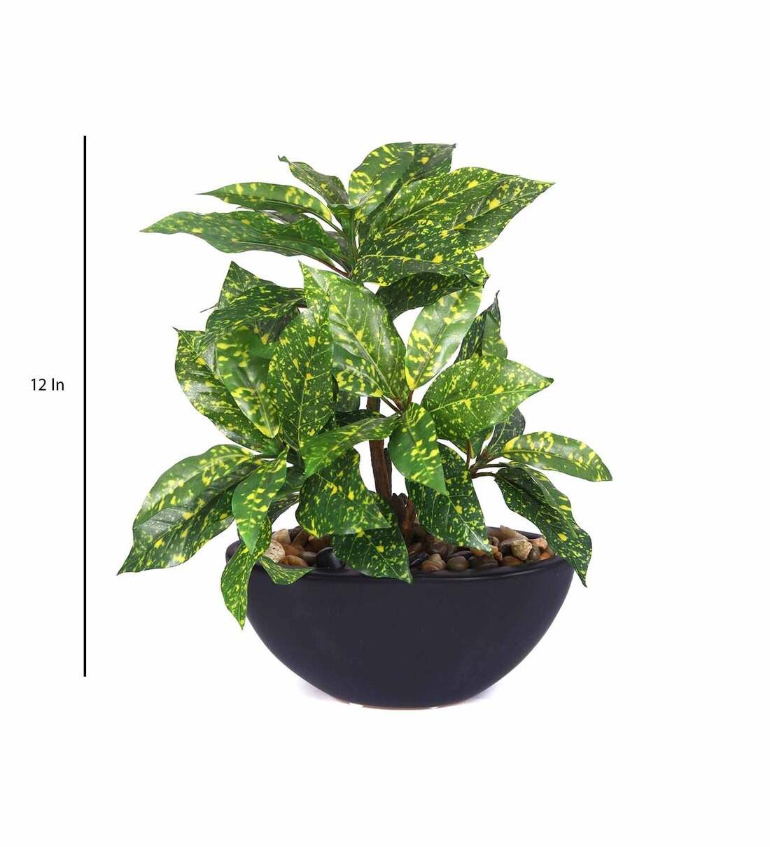 Buy Green Polyester Artificial Plant With pot by Pollination Online Artificial Plants