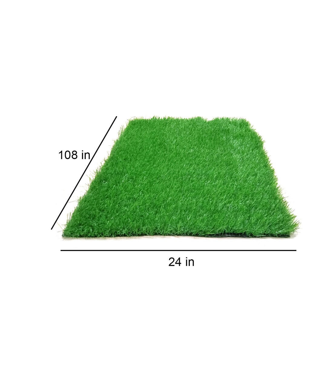 Buy Green Polypropylene High Density Artificial Grass 9 X 2 Feet Carpet