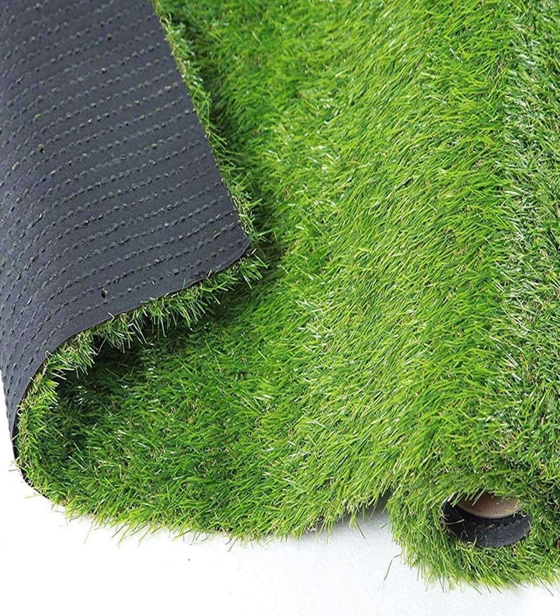 Buy Green Polyster UV Resistant Artificial Lawn Grass For Balcony