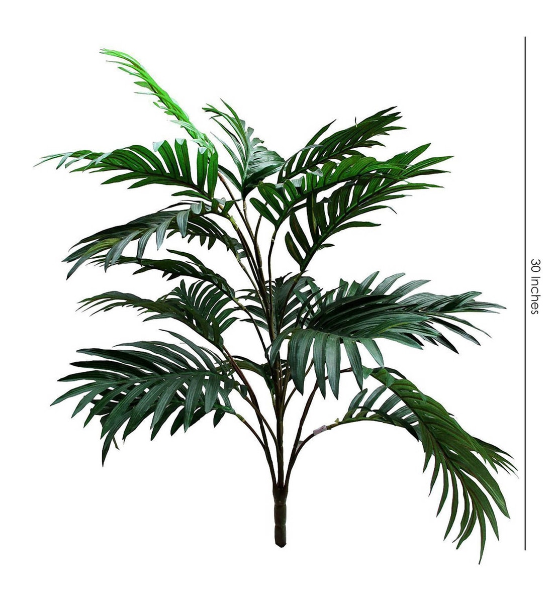 Buy Synthetic Green 21 Leaves Areca without Pot Artificial Plants