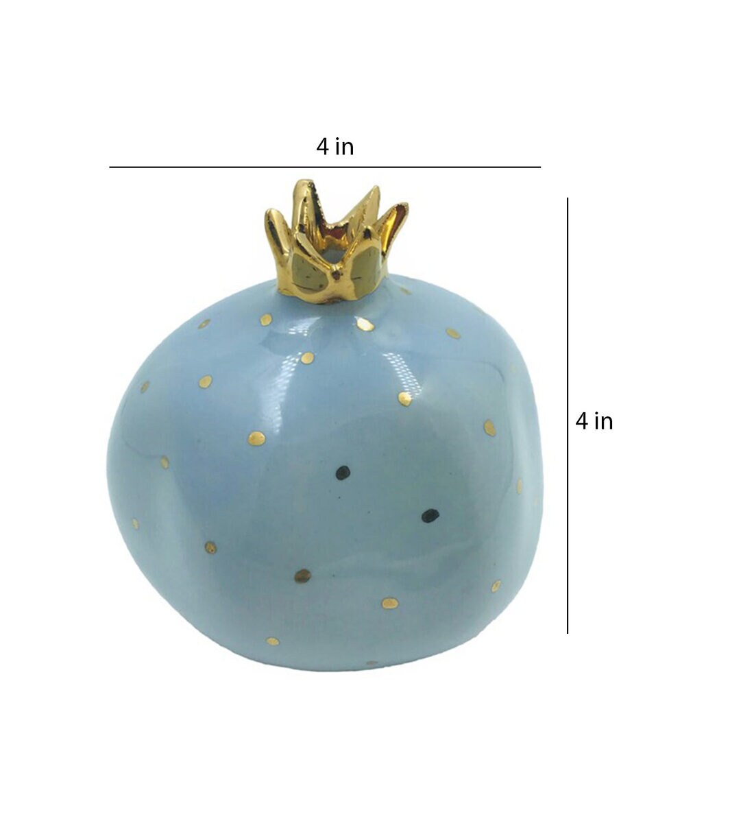 Buy Grey Ceramic Glass Table Vase by Glimpse Homes Online Vases