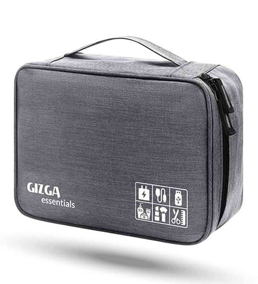 Buy Grey Polyester Shockproof & Waterproof Travel Organiser by Gizga