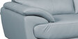 Graceful Leatherette 2 Seater Sofa In Grey Colour In Colour