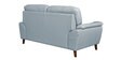 Graceful Leatherette 2 Seater Sofa In Grey Colour In Colour