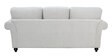 Grafton Fabric 3 Seater Sofa In Ivory Colour