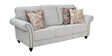 Grafton Fabric 3 Seater Sofa In Ivory Colour