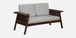 Grane Sheesham Wood 2 Seater Sofa In Beige Color