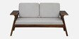 Grane Sheesham Wood 2 Seater Sofa In Beige Color