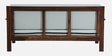 Graz Sheesham Wood 3 seater Sofa in Provincial Teak Finish Graz Sheesham Wood 3 seater Sofa in Provincial Teak Finish